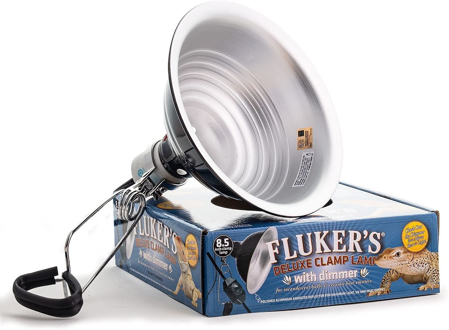 Flukers deluxe clamp lamp setup outlet